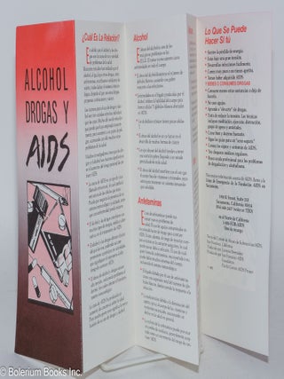 Alcohol, Drugs & AIDS/Alcohol, Drogas y AIDS [brochure]