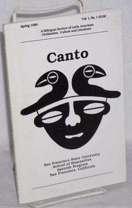 Cat.No: 215426 Canto: a bilingual review of Latin American Civilization, Culture and...
