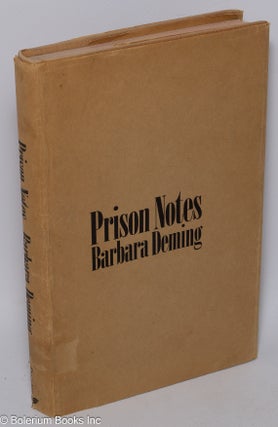 Cat.No: 21550 Prison notes. Barbara Deming