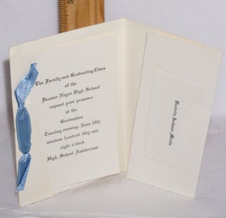 Class of 1951 Graduation Invitation