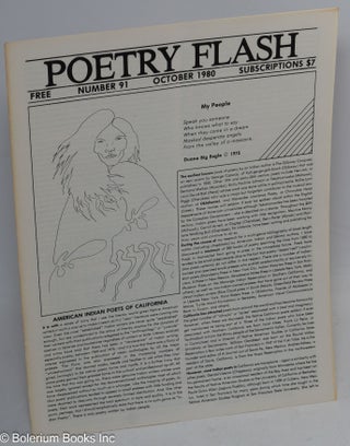 Cat.No: 215578 Poetry Flash: The Bay Area's Poetry calendar & review; #91, October 1980;...