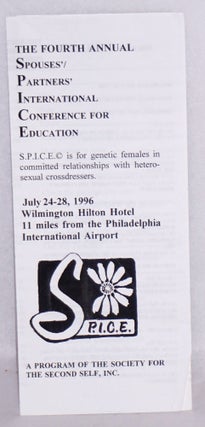 Cat.No: 215588 The Fourth Annual Spouses'/Partners' International Conference for...