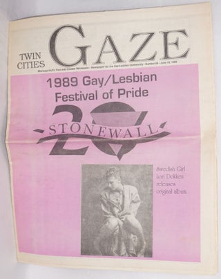 Cat.No: 215631 Twin Cities Gaze: the news bi-weekly for the Twin Cities Gay/Lesbian...