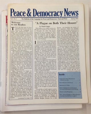 Cat.No: 216041 Peace & democracy news [six issues