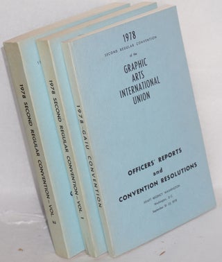Cat.No: 216164 1978 second regular convention of the Graphic Arts International Union:...