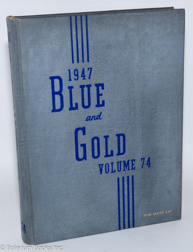 Cat.No: 216185 Blue and Gold vol. 74 (1947