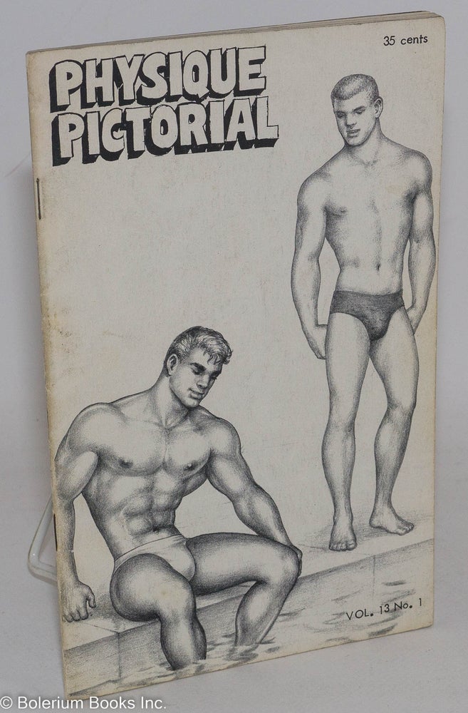 Cat.No: 216249 Physique Pictorial vol. 13, #1, August 1963. Bob Mizer, Tom of Finland photographer, Steve Masters, Ross.