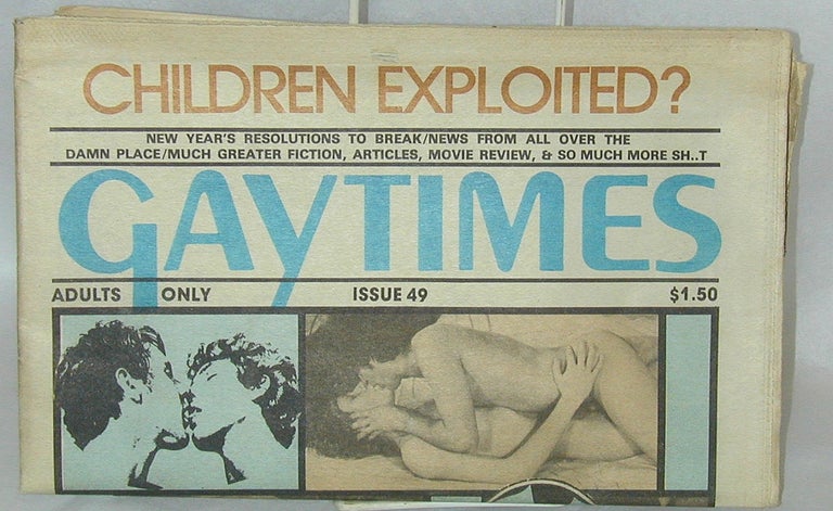 Cat.No: 216612 Gaytimes: #49; Children Exploited? Roger Martin.