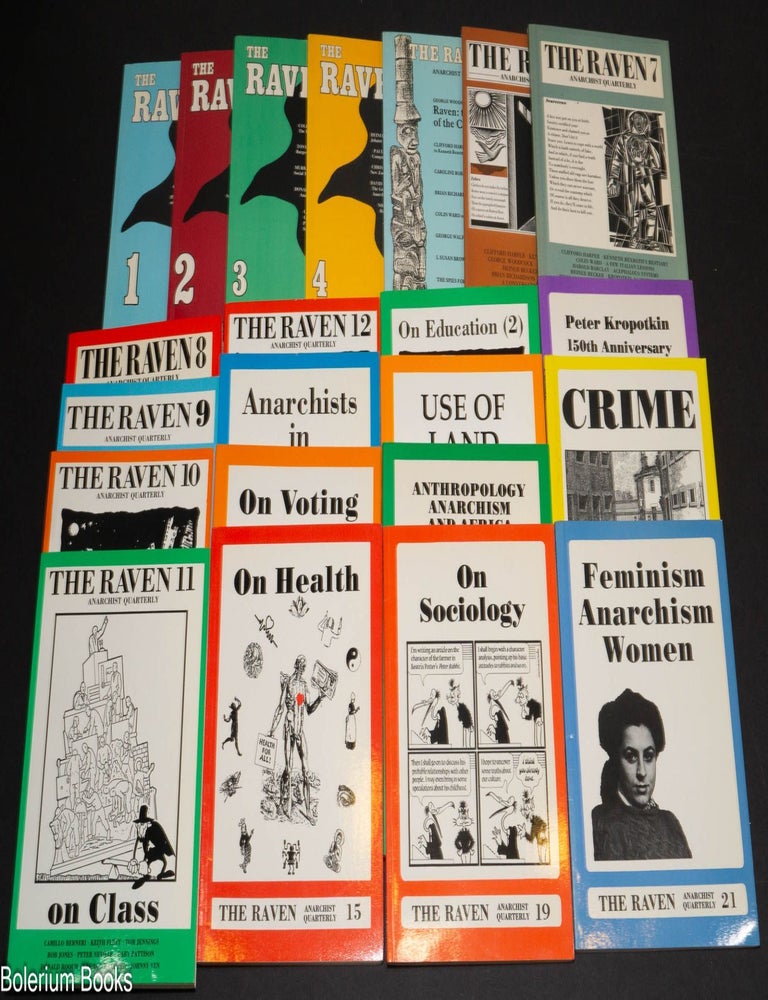Cat.No: 216864 The Raven; anarchist quarterly [complete run of 43 issues]