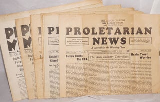 Cat.No: 217248 Proletarian News [Eight issues]. Proletarian Party