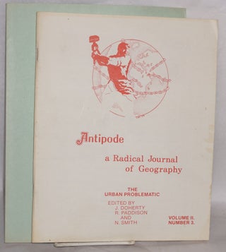 Antipode: a radical journal of geography [vol. 2, nos. 2 and 3]