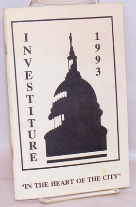 Cat.No: 217865 Investiture 1993: "In the heart of the City" [program]. The Imperial Court...