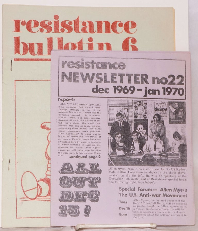 Cat.No: 217963 Resistance bulletin 6 (Dec. 1969)