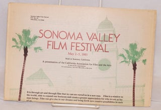 Cat.No: 218071 Sonoma Valley Film Festival. May 2-5, 1985