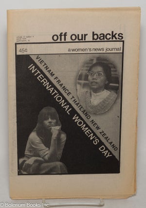 Cat.No: 218242 Off Our Backs: a women's news journal; vol. 4, #4, March 1974