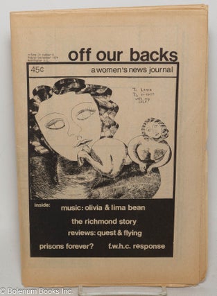 Cat.No: 218246 Off Our Backs: a women's news journal; vol. 4, #9, Aug. - Sept. 1974