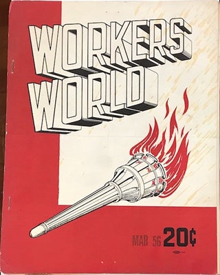 Cat.No: 218868 Workers World. Vol 2, no. 1 (March 1956). League for a. Workers World