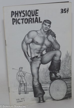 Cat.No: 219002 Physique Pictorial vol. 16, #2, April, 1967. Bob Mizer, Tom of Finland...