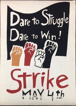 Cat.No: 219166 Dare to struggle / Dare to win! / Strike / May 4th [poster