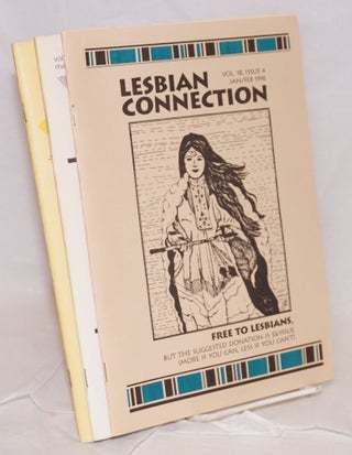 Lesbian Connection: for, by & about lesbians; vol. 18, issues 1-6, July/August 1995 - May/June 1996 [complete run of six issues]