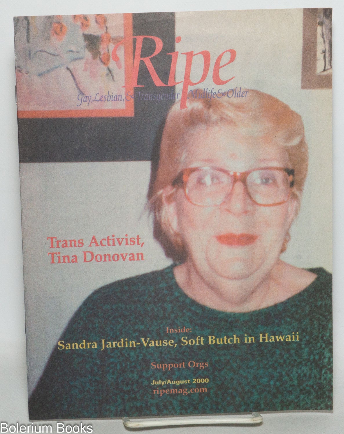 Ripe Magazine: Gay, Lesbian & Transgender Midlife & Older; vol. 1, #2 ...