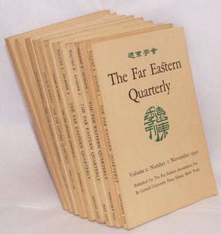 Cat.No: 220086 The Far Eastern Quarterly [seven issues, together with the Far Eastern...