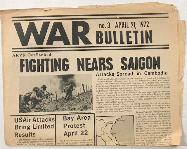 Cat.No: 220148 War Bulletin, no. 3 (April 21, 1972)