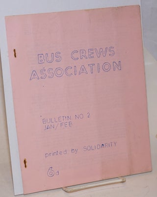 Cat.No: 220299 Bus Crews Association. Bulletin no. 2 (Jan/Feb