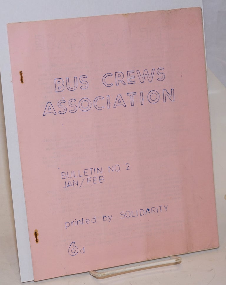 Cat.No: 220299 Bus Crews Association. Bulletin no. 2 (Jan/Feb)