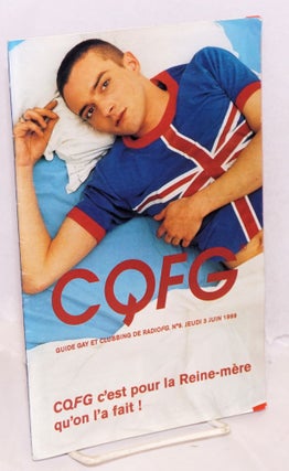 Cat.No: 220312 CQFG: guide gay et clubbing de RadioFG; #9, jeudi 3 juin 1999
