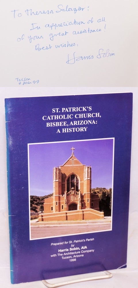 Cat.No: 220335 St. Patrick's Catholic Church, Bisbee, Arizona; prepared for St. Patrick's parish by Harris Sobin, AIA, with The Architecture Company. Harris Sobin.