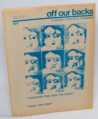 Cat.No: 220495 Off Our Backs: a women's news journal; vol. 1, #16, January 21, 1971...
