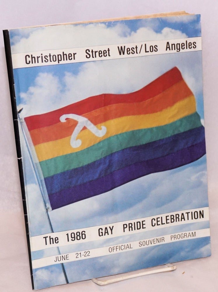 Cat.No: 220496 The 1986 Gay Pride Celebration, Christopher Street West/Los Angeles; June 21-22; official souvenir program
