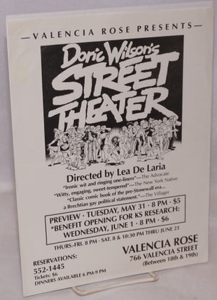 Cat.No: 220672 Valencia Rose presents: Doric Wilson's Street Theater directed by Lea...