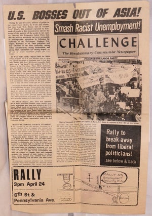 Cat.No: 220887 Challenge, the Revolutionary Communist Newspaper. Special edition: "US...