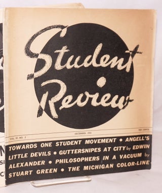 Cat.No: 221163 Student review. Vol. IV, no. 2 (December 1934). National Student League