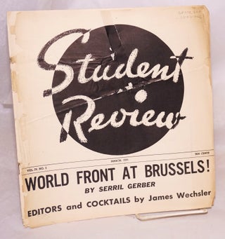 Student review. Vol. IV, no. 2 (December 1934)