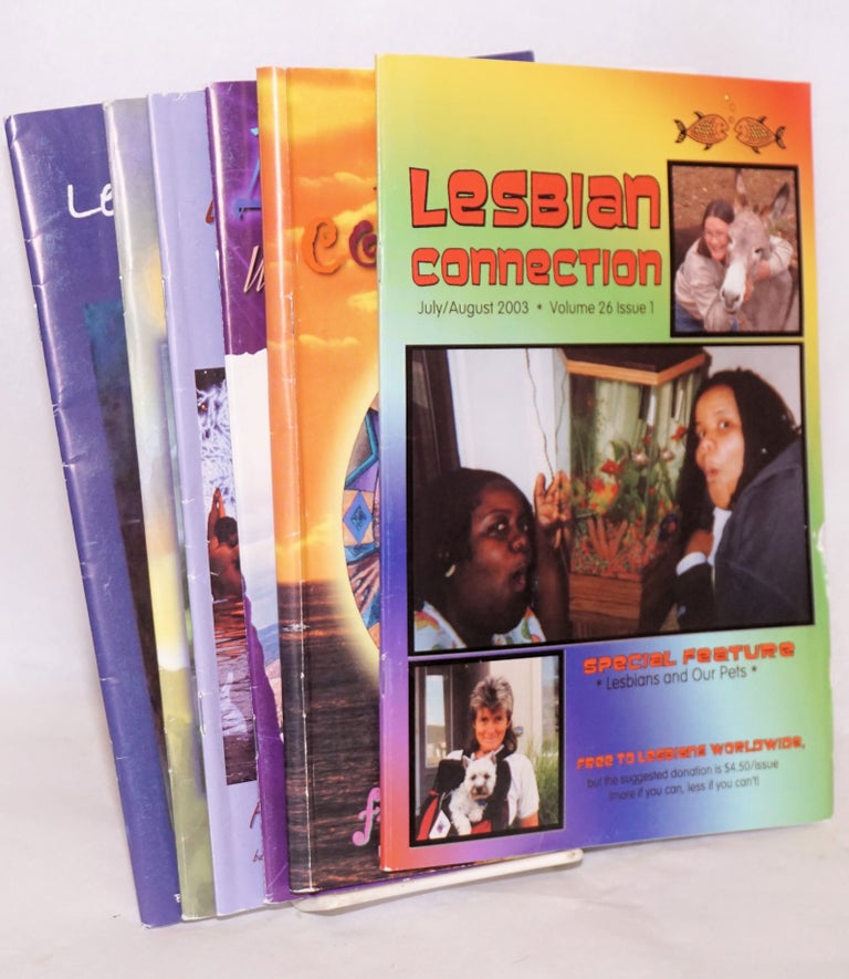 Cat.No: 221772 Lesbian Connection: for, by & about lesbians: vol. 26, issues 1-6, July/August, 2003 - May/June, 2004 [complete run of volume 26]