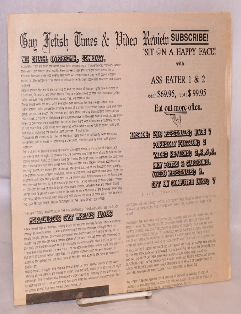 Cat.No: 221873 Gay Fetish Times & Video Review; [unnumbered later issue]