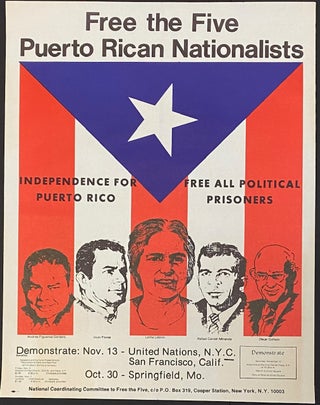 Cat.No: 221996 Free the Five Puerto Rican Nationalists [poster