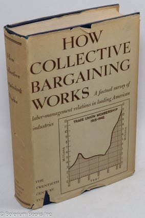 Cat.No: 2225 How collective bargaining works: a survey of experience in leading American...