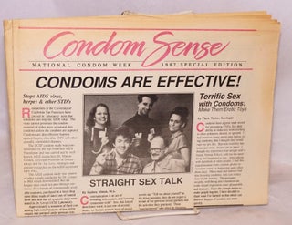 Cat.No: 222658 Condom Sense National Condom Week 1987 special edition. Buzz Bense