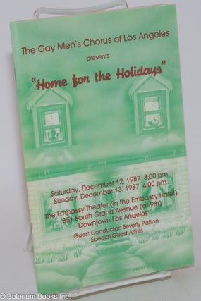 Cat.No: 222908 The Gay Men's Chorus of Los Angeles presents "Home for the Holidays"...
