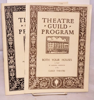 Cat.No: 222971 [Two Theatre Guild Souvenir Programs: Maxwell Anderson's plays "Mary of...