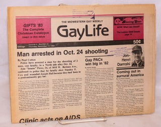Cat.No: 223163 Chicago GayLife: the international gay newsleader; vol. 8, #22, Thursday,...