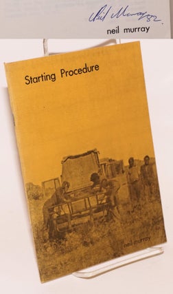 Cat.No: 223722 Starting Procedure: poems and prose (to be read aloud). Neil Murray