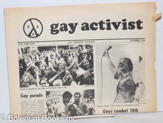 Gay Activist: October 1973; Gay Parade/ Voeller & Vida resign