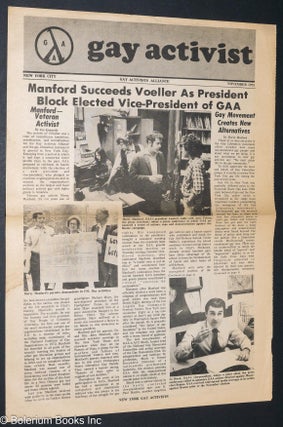 Cat.No: 223787 Gay Activist: November 1973; Manford succeeds Voeller as President. Joe...