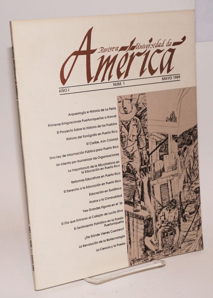 Cat.No: 223812 Revista Universidad de America. Ano 1, Num. 1, Mayo 1989. Prof. Che Paralitici, et alia.