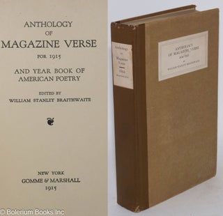 Cat.No: 223918 Anthology of Magazine Verse for 1915 and year book of American poetry....